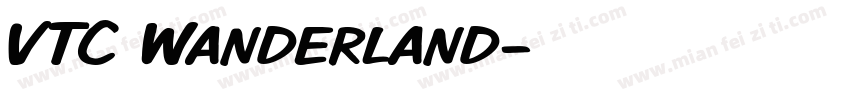 VTC Wanderland字体转换